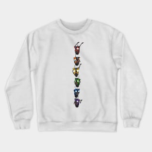 Borderlands Claptrap Rainbow - Vertical Crewneck Sweatshirt